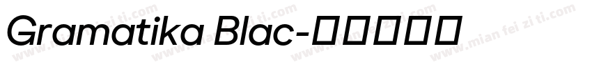 Gramatika Blac字体转换